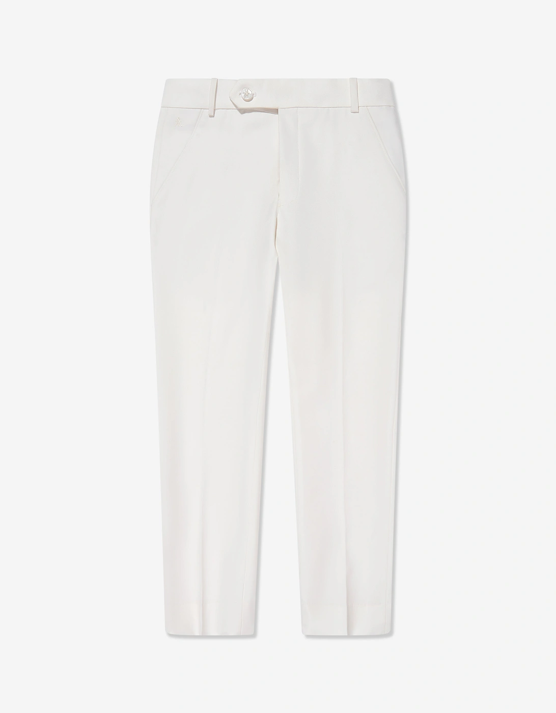 Maison Ava Boys Wool Blend Noel Trousers in Ivory, 5 of 4