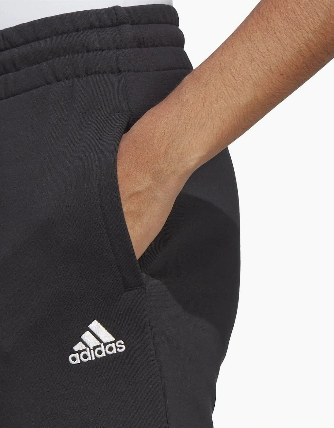 Womens Linear Slim Fit Cotton Joggers