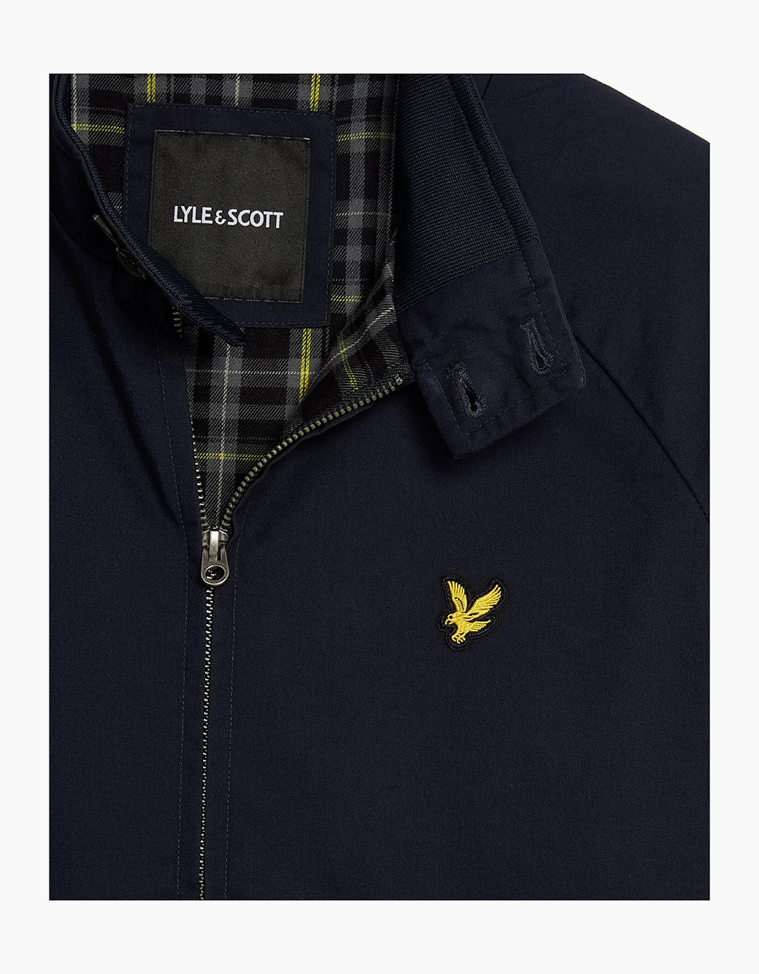Lyle & Scott Cotton Mens Harrington Jacket - Z271 Dark Navy