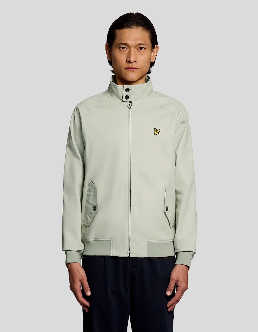 Lyle & Scott Cotton Mens Harrington Jacket - Y117 Wheat, 7 of 6