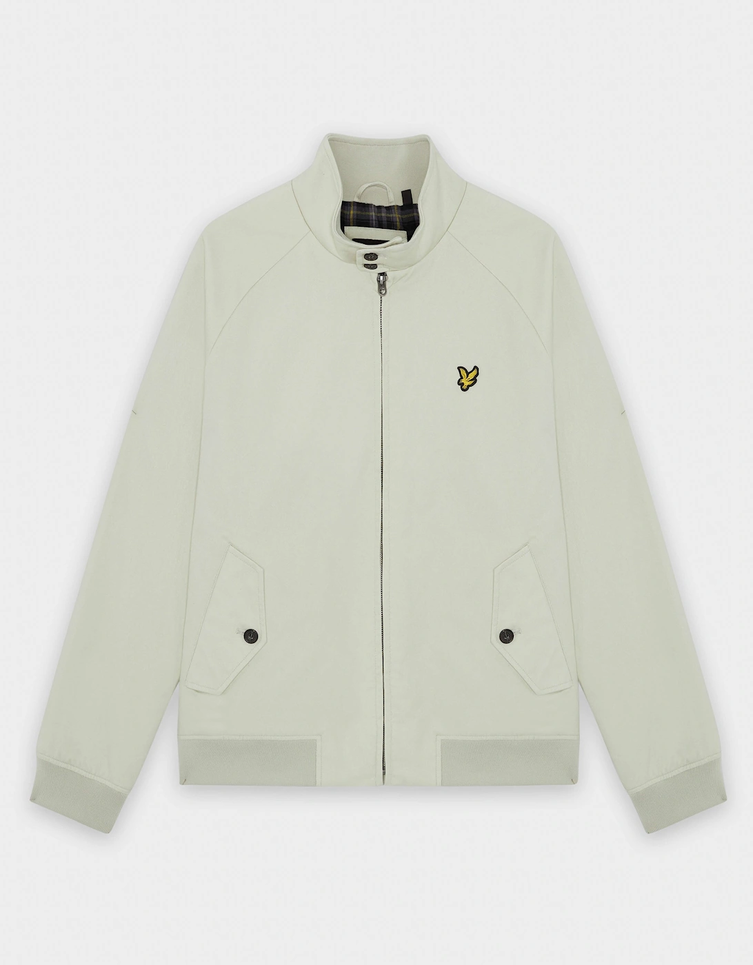 Lyle & Scott Cotton Mens Harrington Jacket - Y117 Wheat
