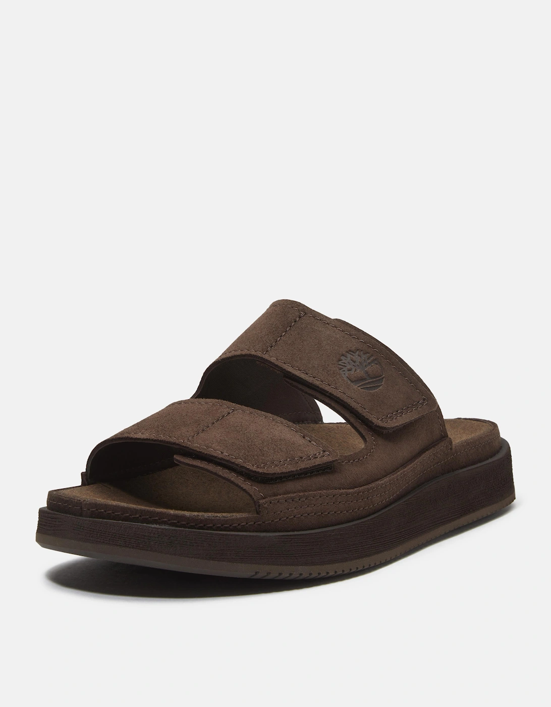 Timberland Men's Brown Casco Cove 2-Strap Sandals - Dark - Size: Uk9.5 Eu44 Us10 Medium