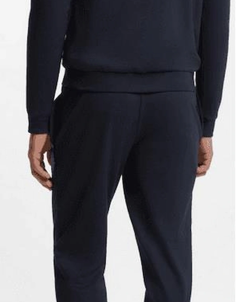 Authentic Cotton Stripe Logo Hooded Navy Tracksuit
