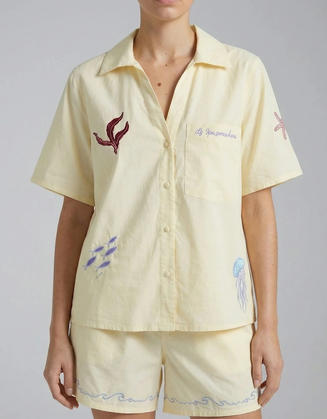 Oceanus x It's 9pm Matilda Yellow Embroidery Set