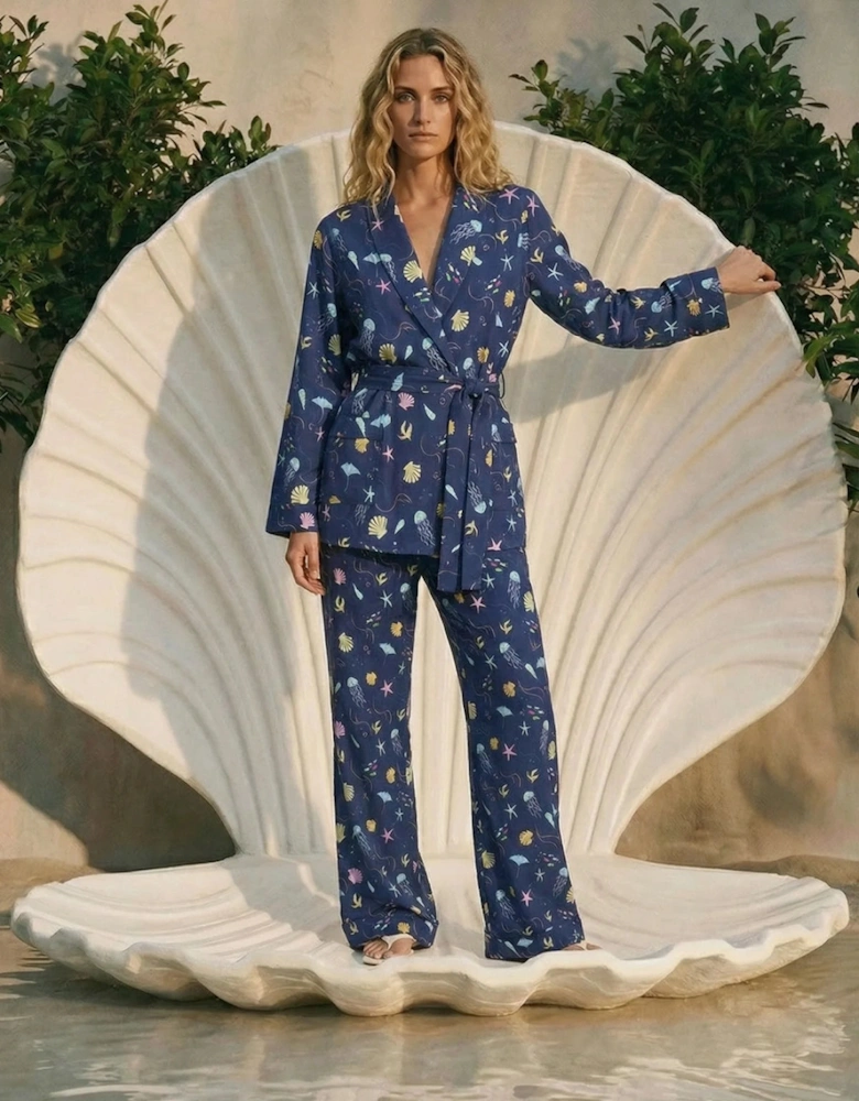 Oceanus x It's 9pm Rizzo Sealife Smoking Suit