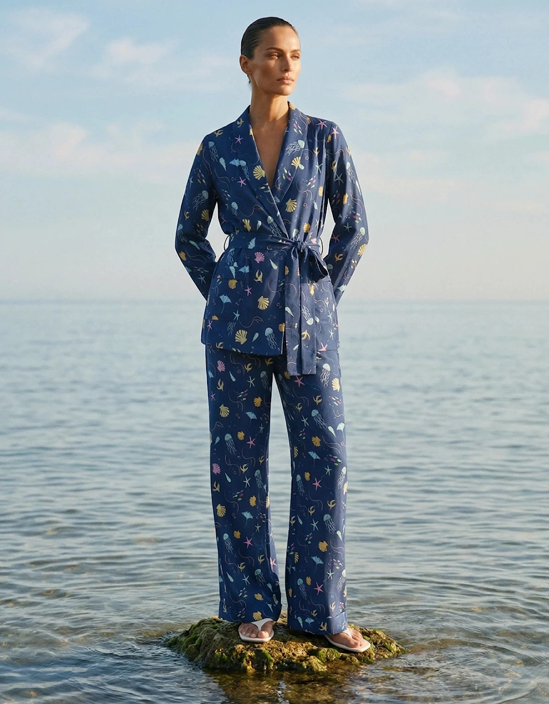 Oceanus x It's 9pm Rizzo Sealife Smoking Suit