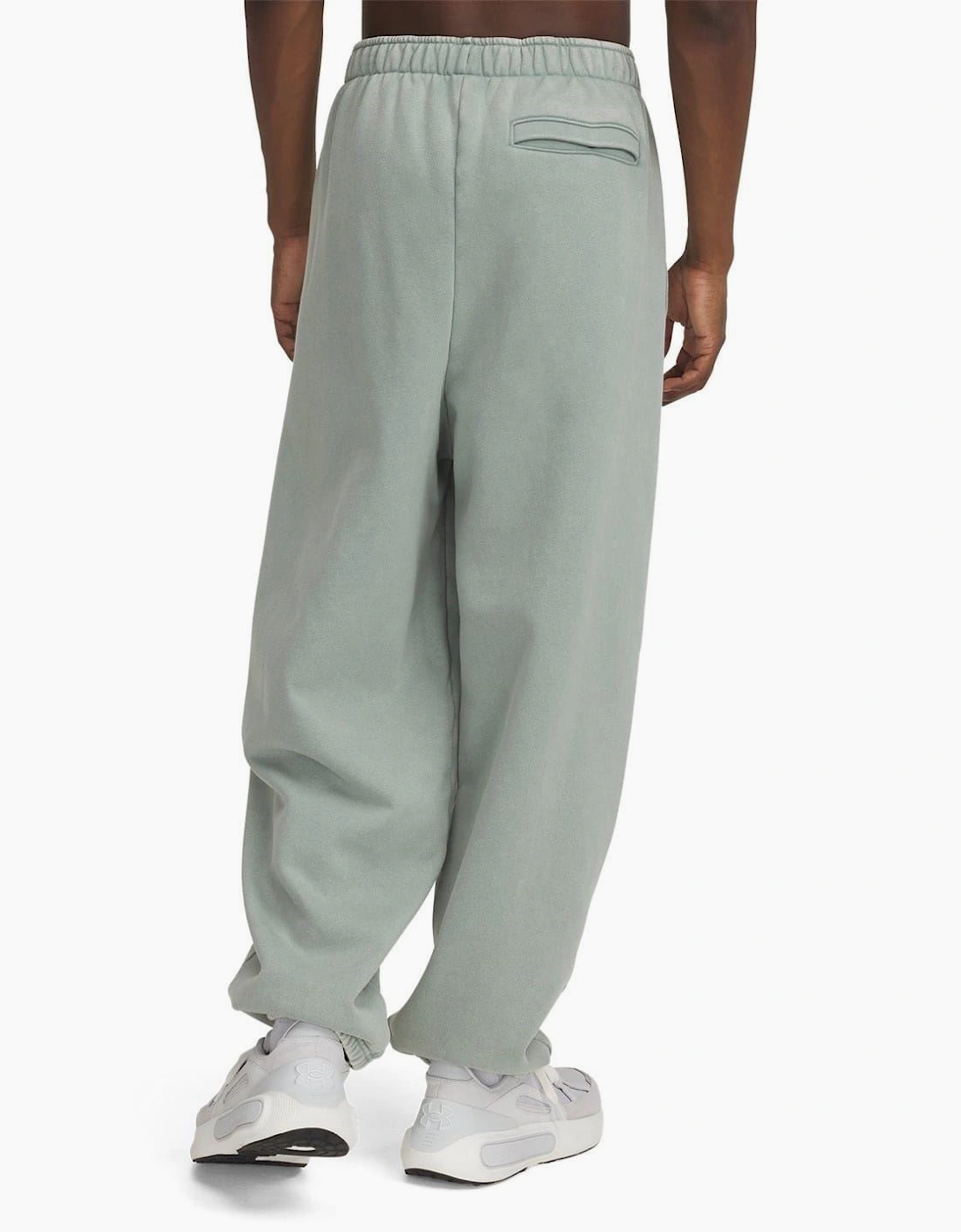 Solid Patterned Wide Leg Icon Joggers