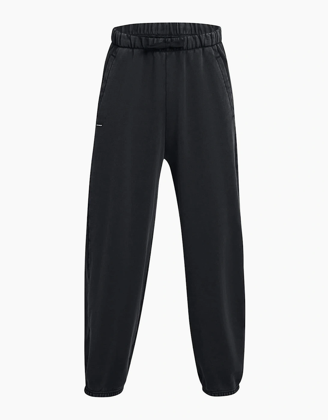 Solid Patterned Wide Leg Icon Joggers