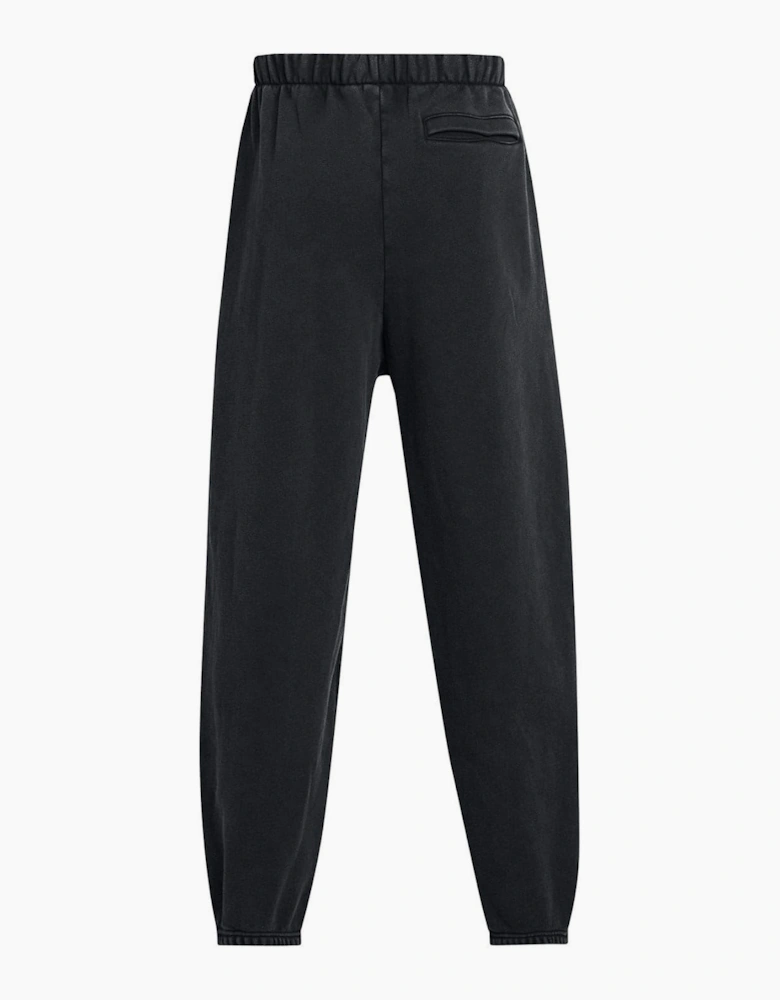 Solid Patterned Wide Leg Icon Joggers