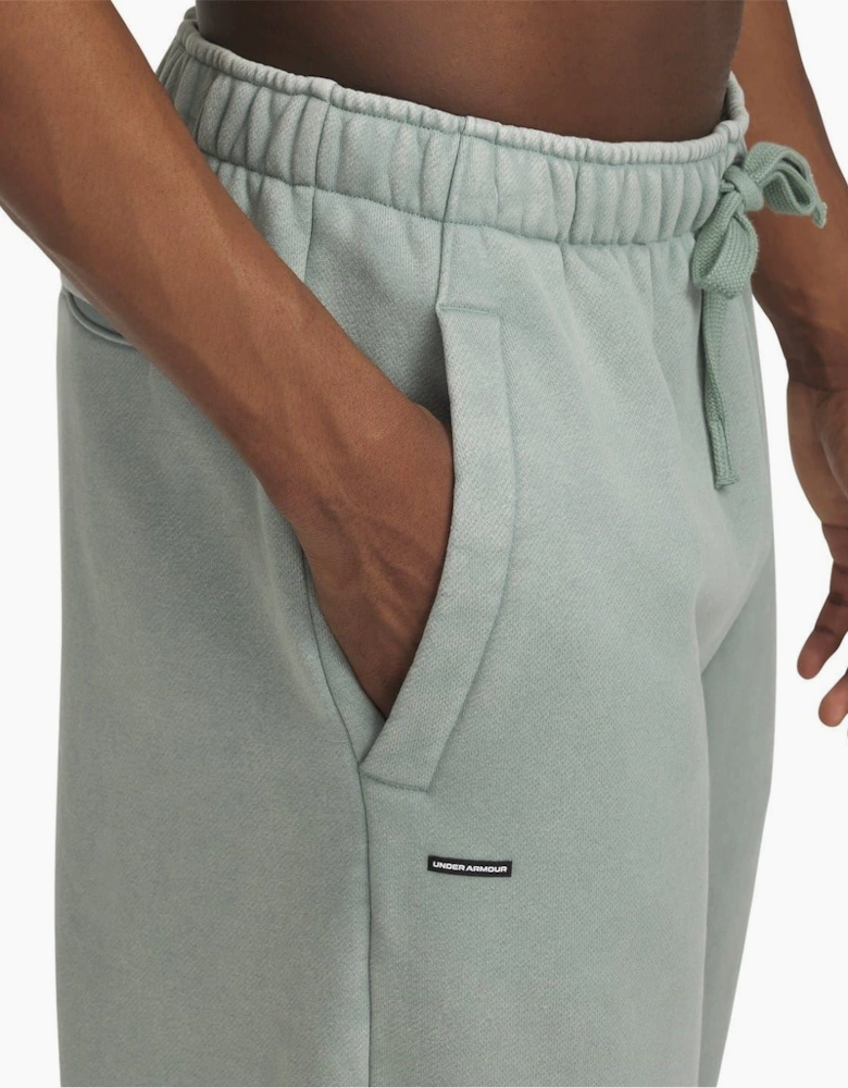 Solid Patterned Wide Leg Icon Joggers