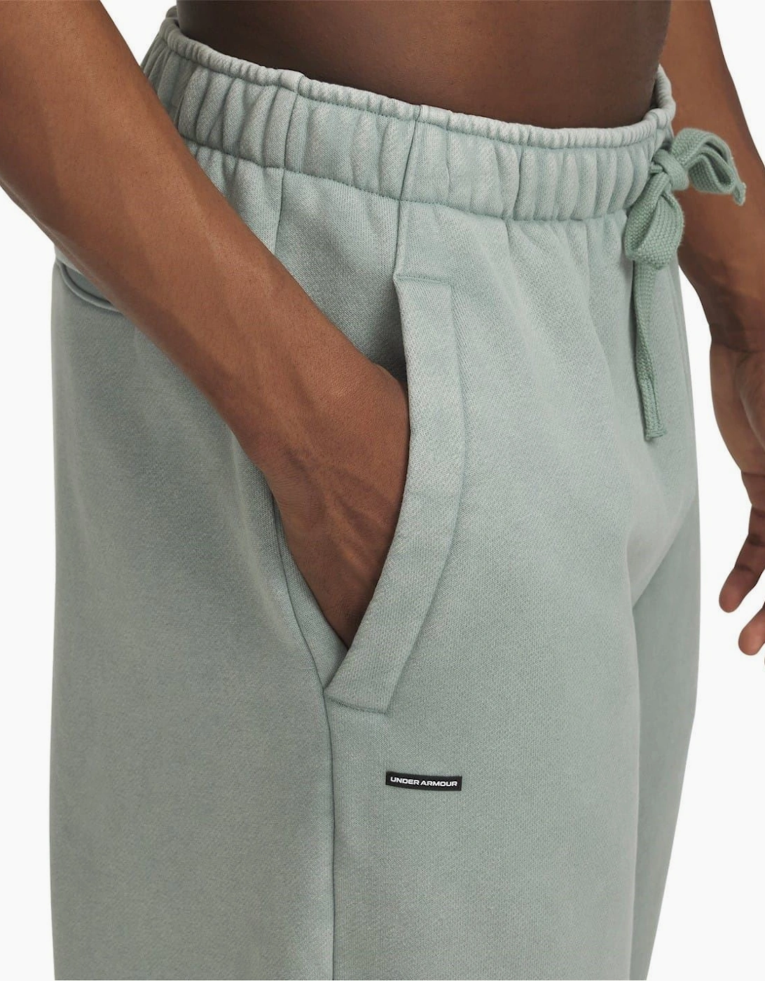 Solid Patterned Wide Leg Icon Joggers