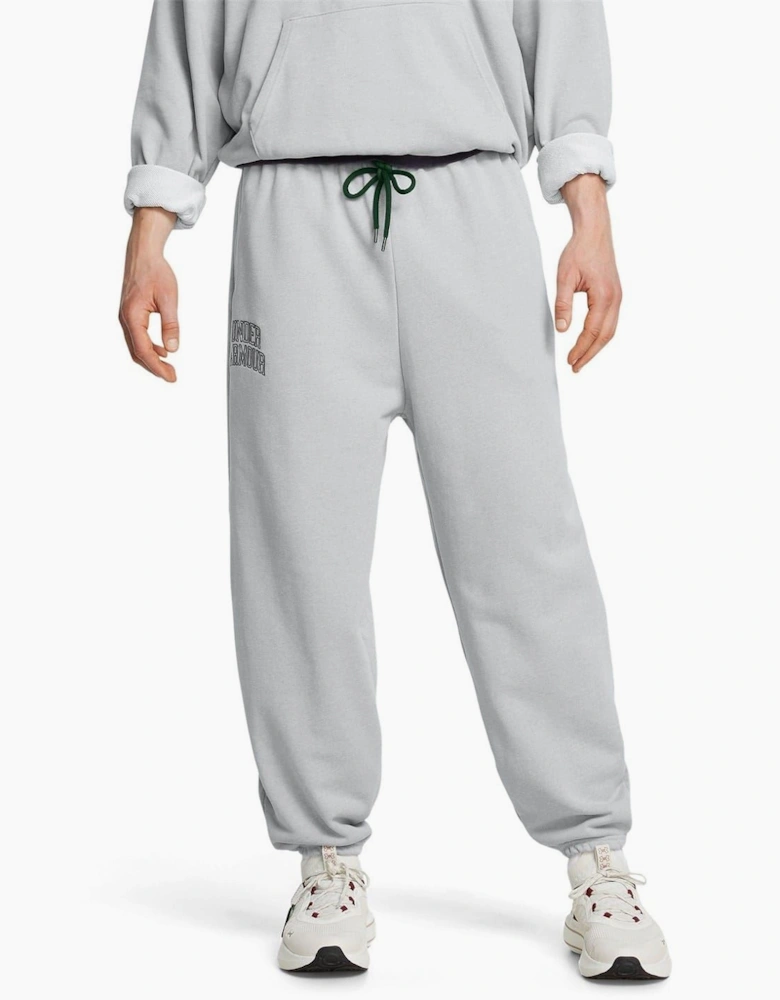 Terry Solid Patterned Joggers