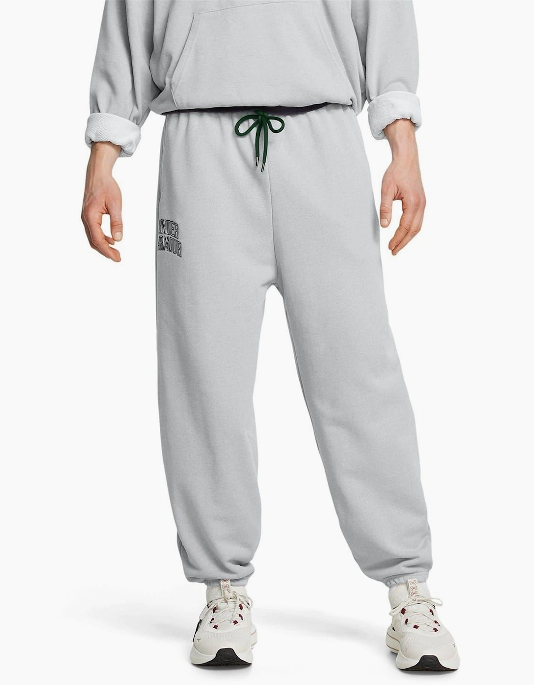 Terry Solid Patterned Joggers