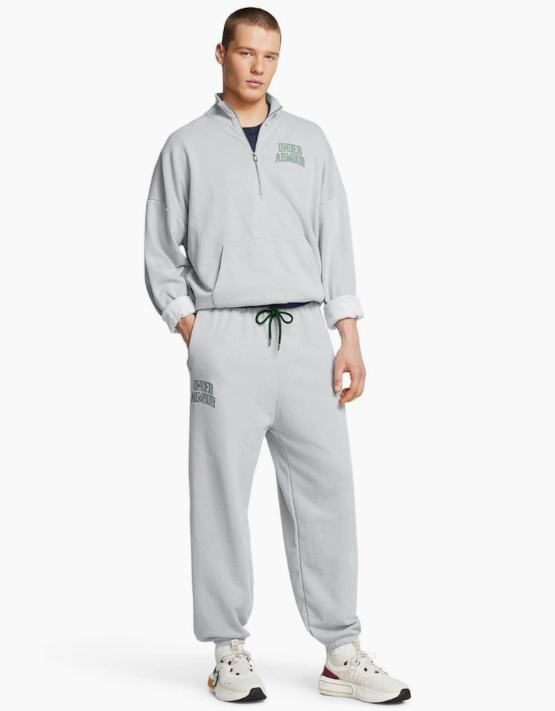 Terry Solid Patterned Joggers