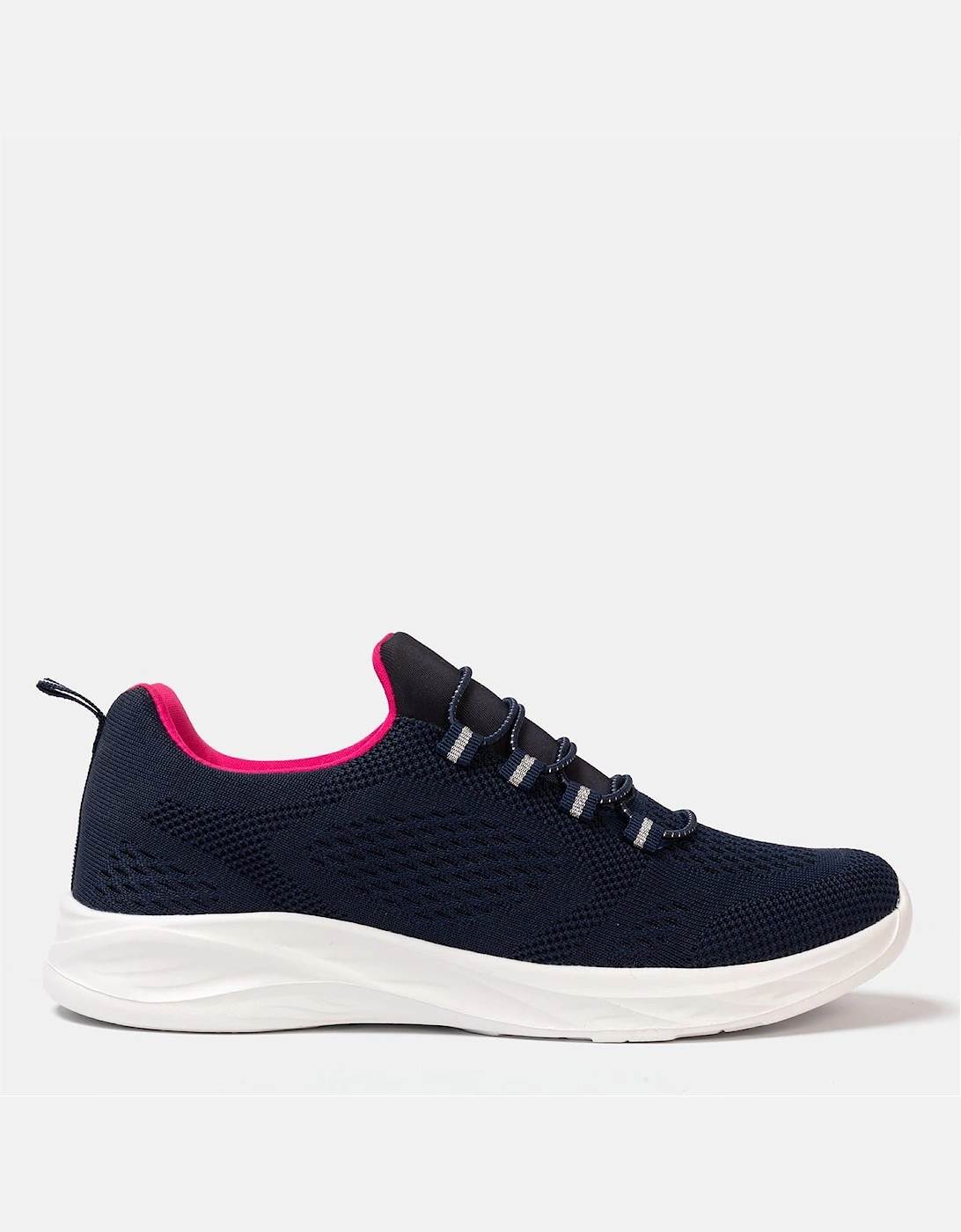 Knit Runner Women Slip On Trainers, 7 of 6