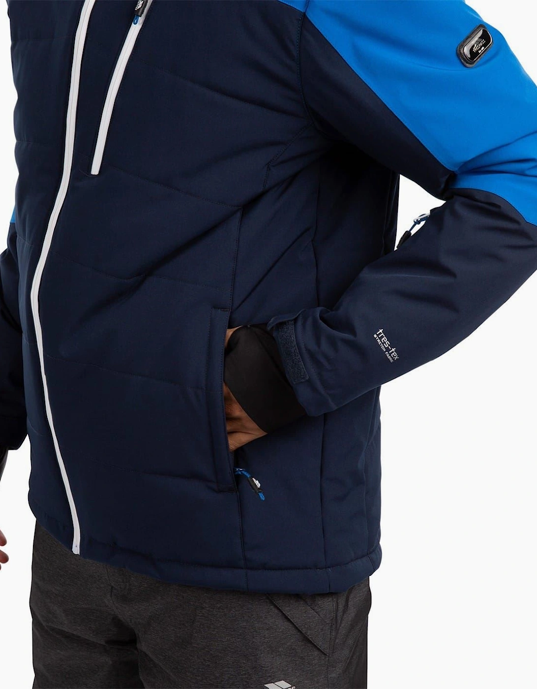 Bowie Hooded Ski Jacket with Zipped Pocket