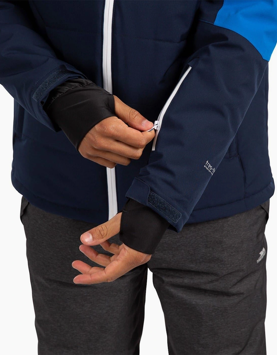 Bowie Hooded Ski Jacket with Zipped Pocket
