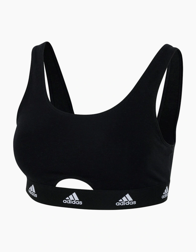 Active Comfort Cotton Scoop Bralette