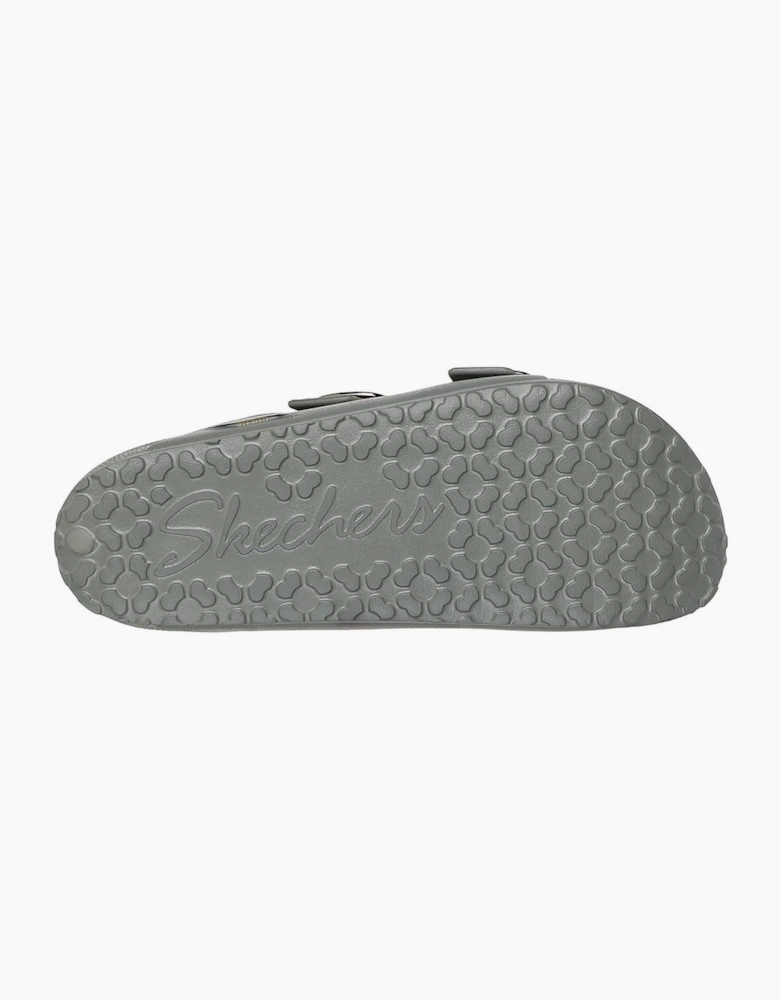 Molded Double Band Flat Slide Sandals