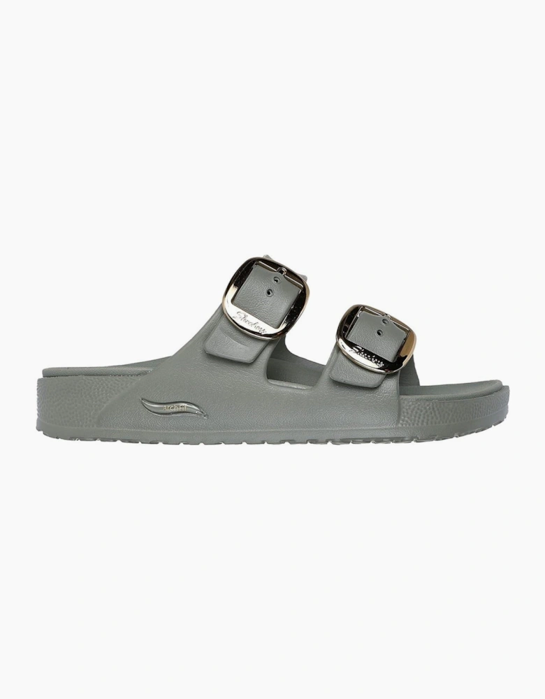 Molded Double Band Flat Slide Sandals