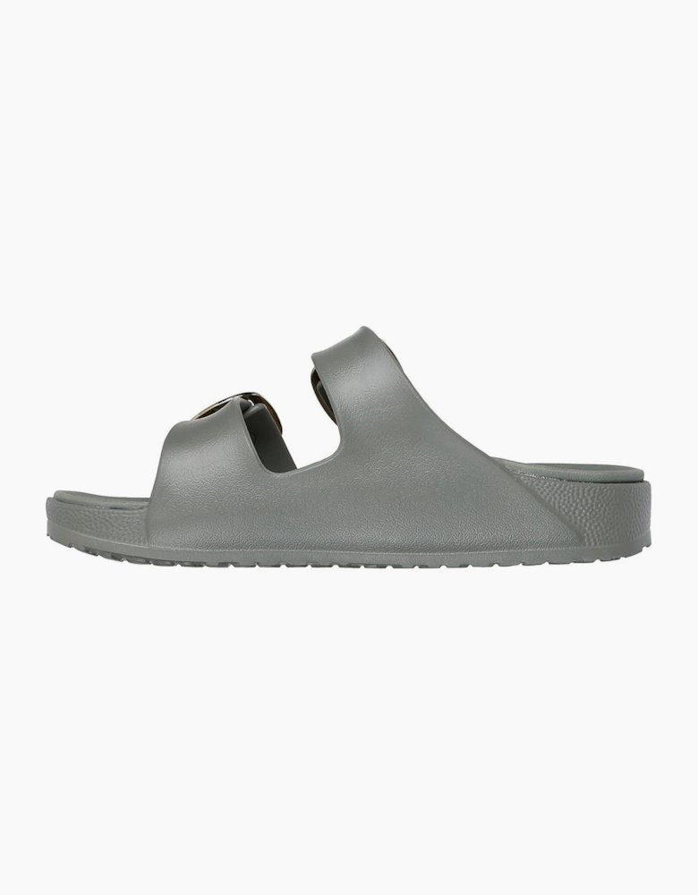 Molded Double Band Flat Slide Sandals