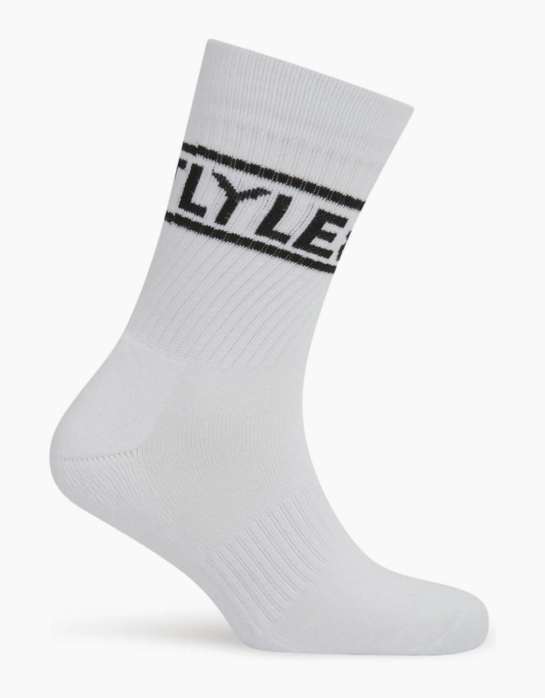 3 Pack Lettering Crew Socks