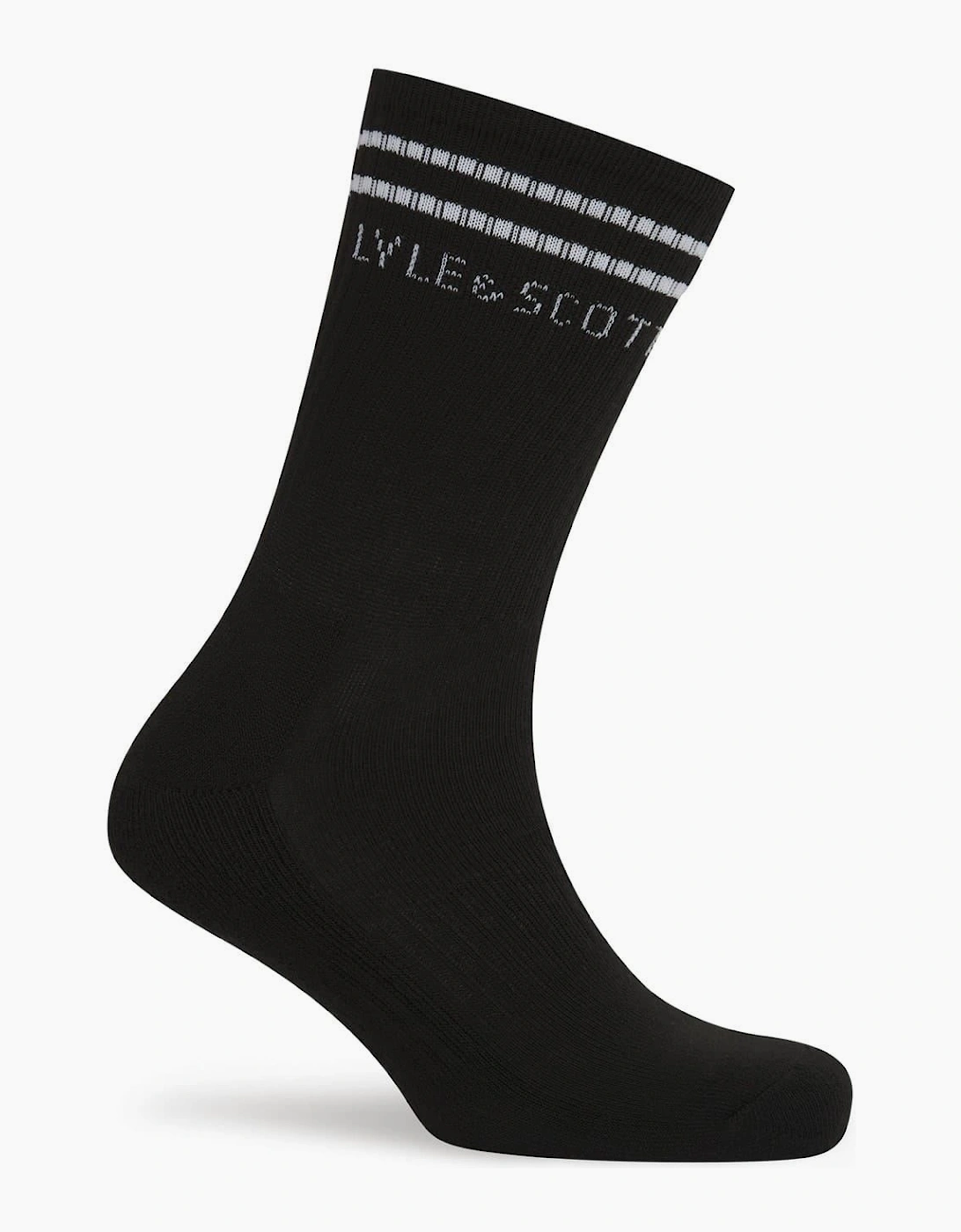 3 Pack Lettering Crew Socks