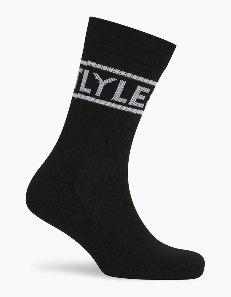 3 Pack Lettering Crew Socks
