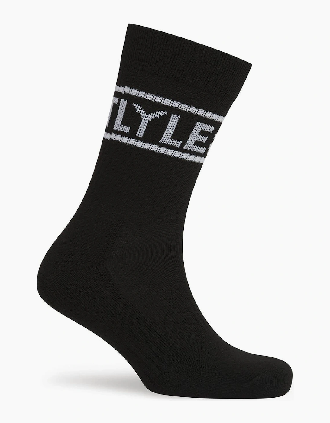 3 Pack Lettering Crew Socks
