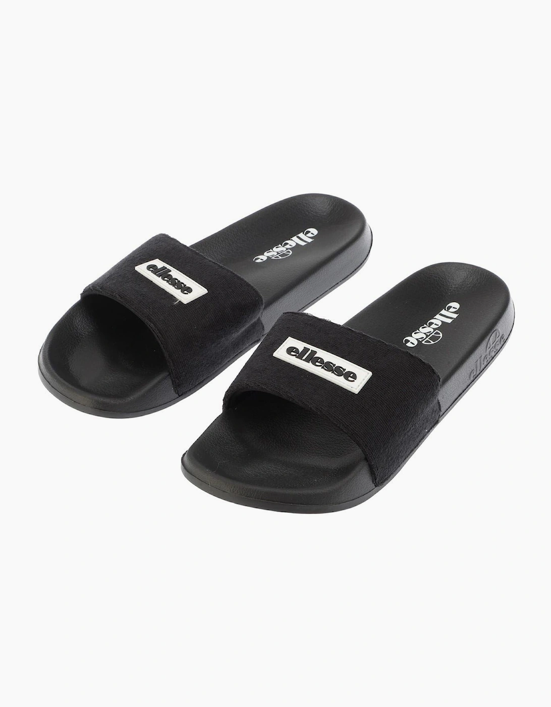 Ellesse Men's Black Laxxes Open Toe Slide Sandals - Size 9
