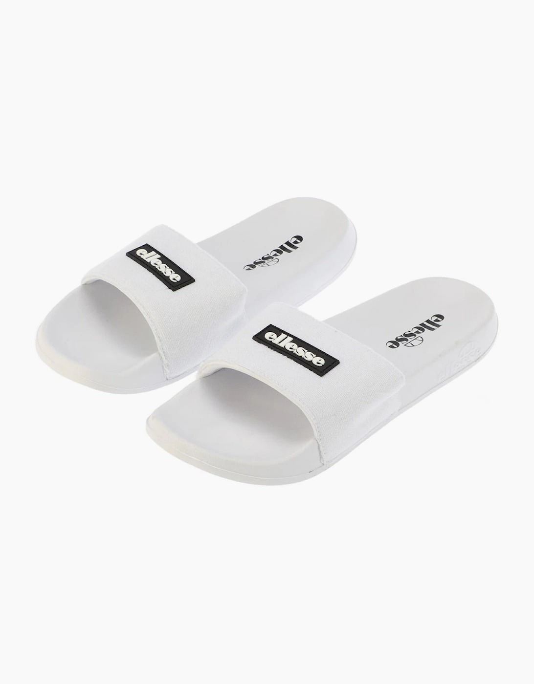 Ellesse Men's White Laxxes Open Toe Slide Sandals - Size 10