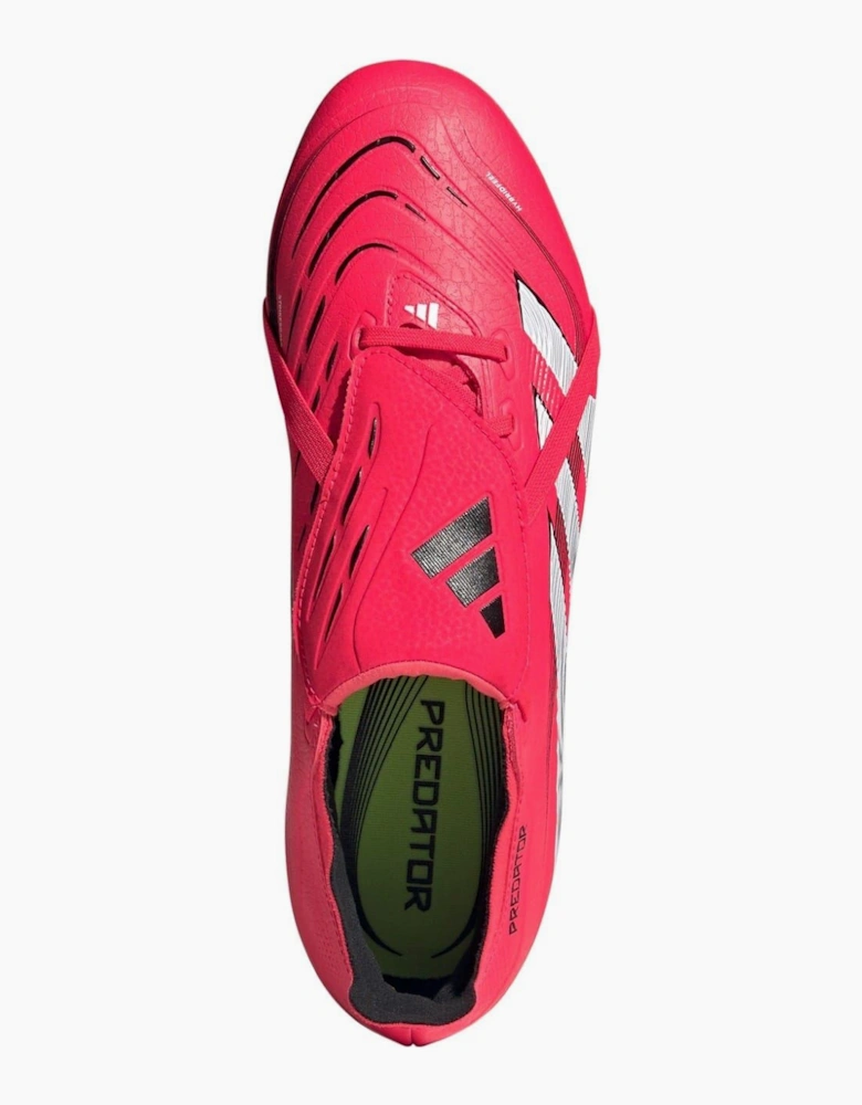 Predator League Fold Over Tongue Firm Ground Football Boots