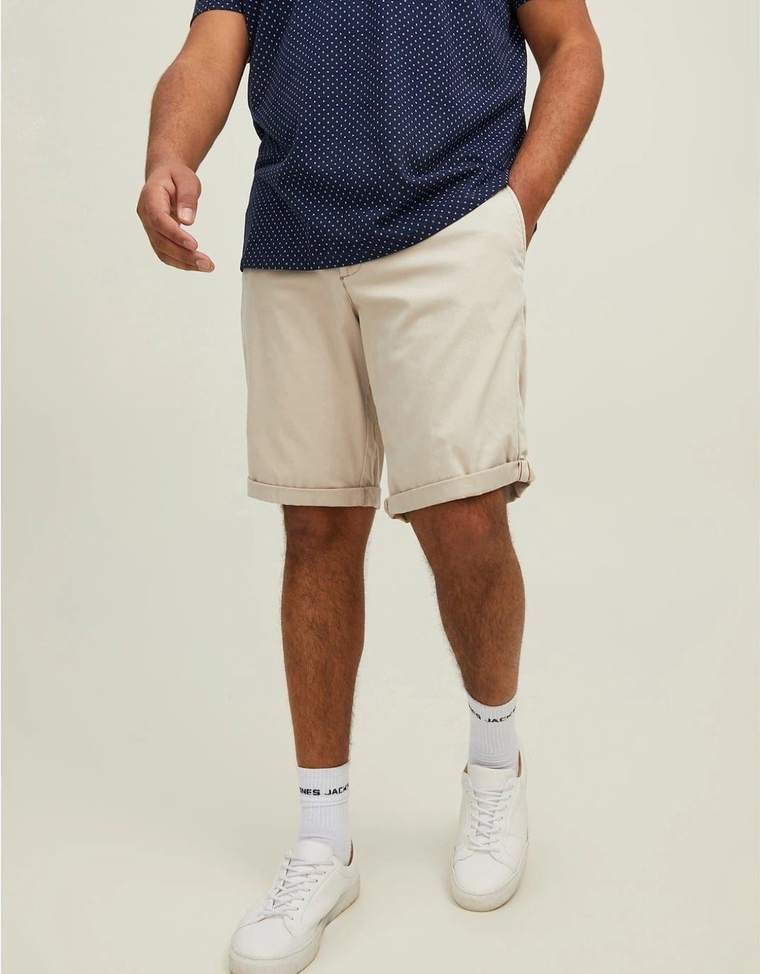 Bowie Plus Size Chino Shorts, 7 of 6