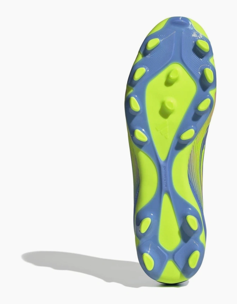 F50 League Lace-Up Stripe Patterned Boots