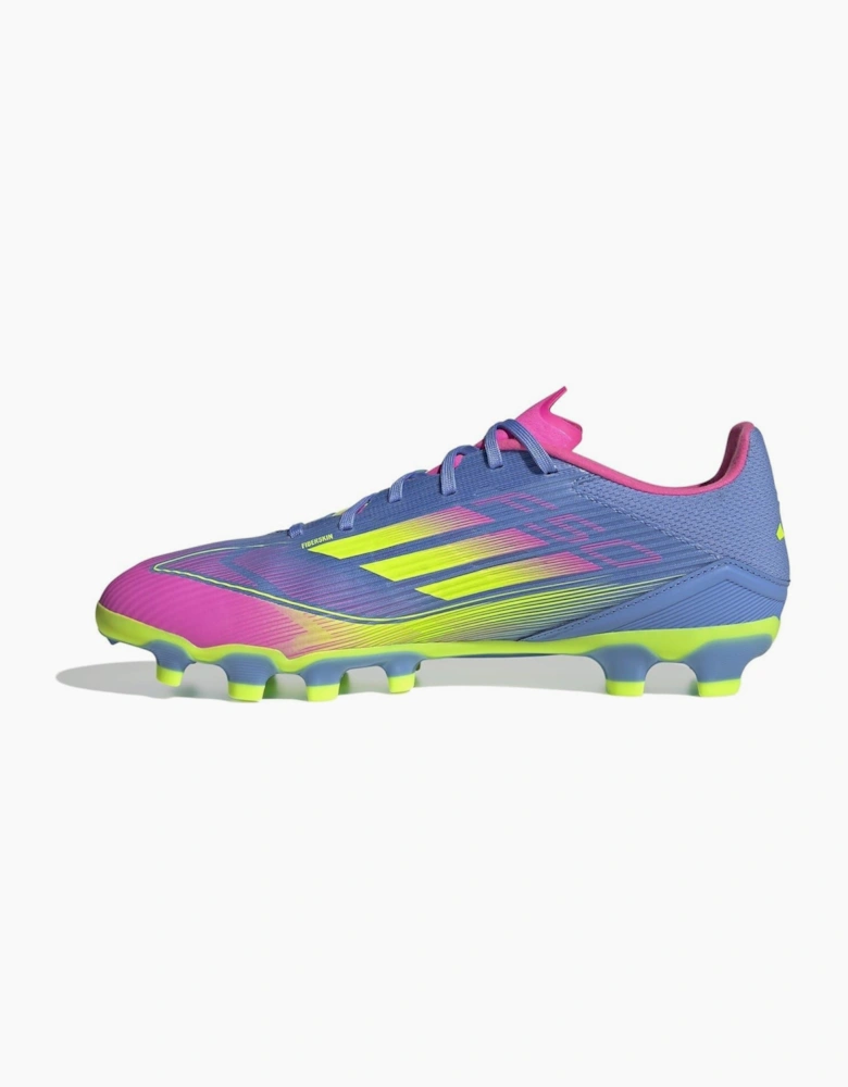 F50 League Lace-Up Stripe Patterned Boots