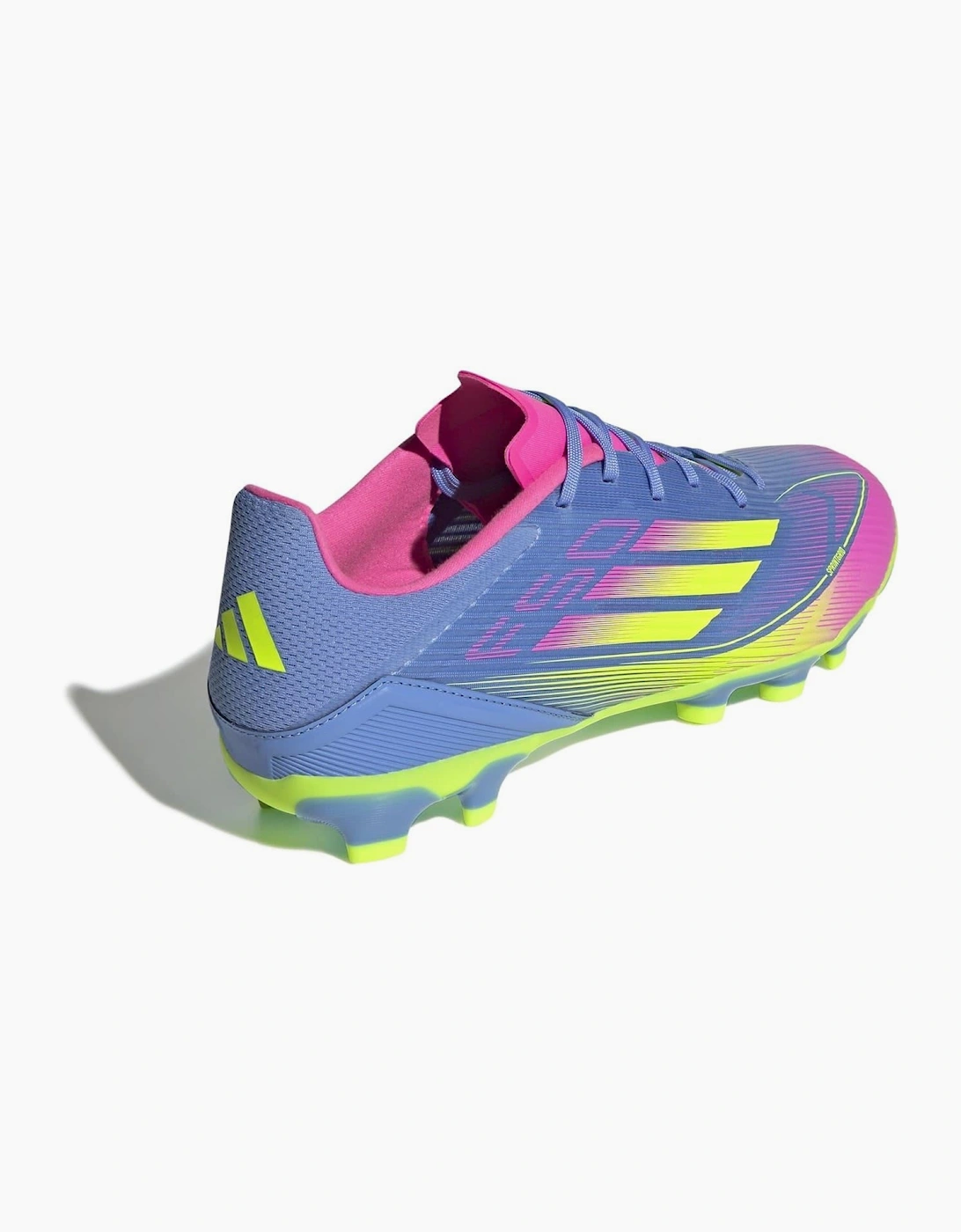 F50 League Lace-Up Stripe Patterned Boots