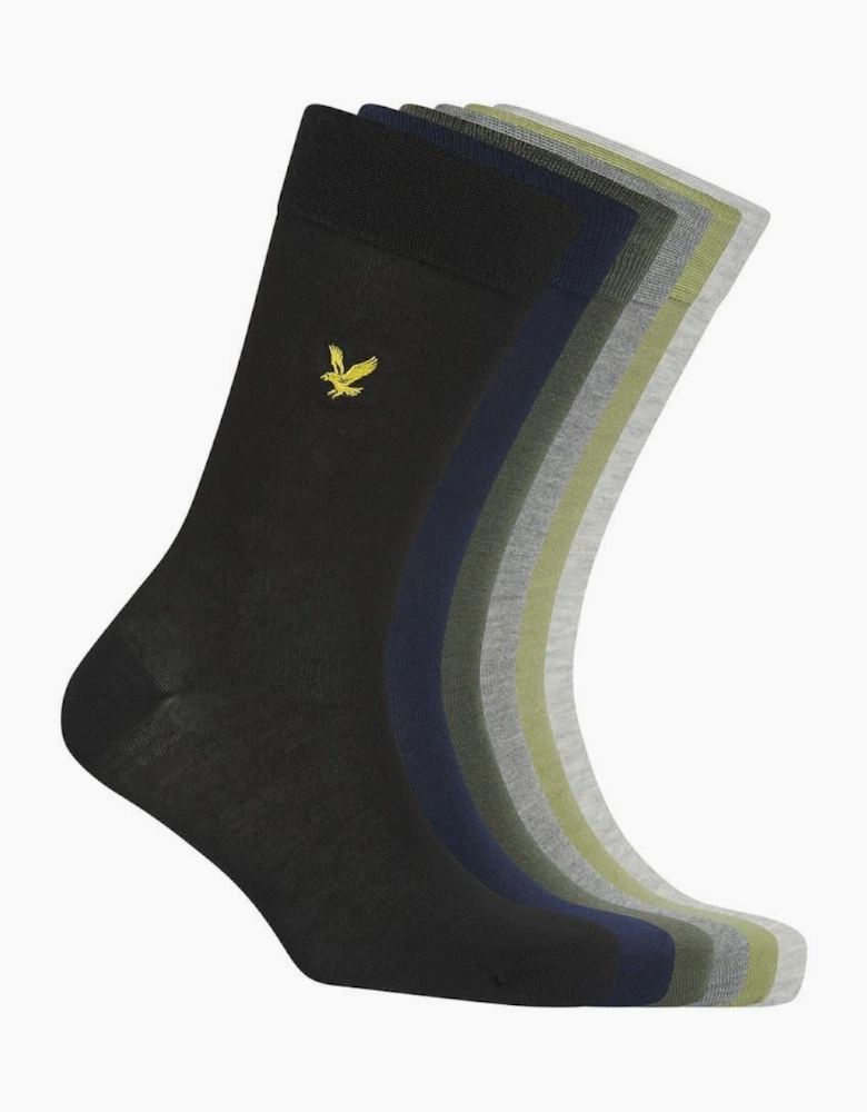 6 Pack Victor Crew Long Socks