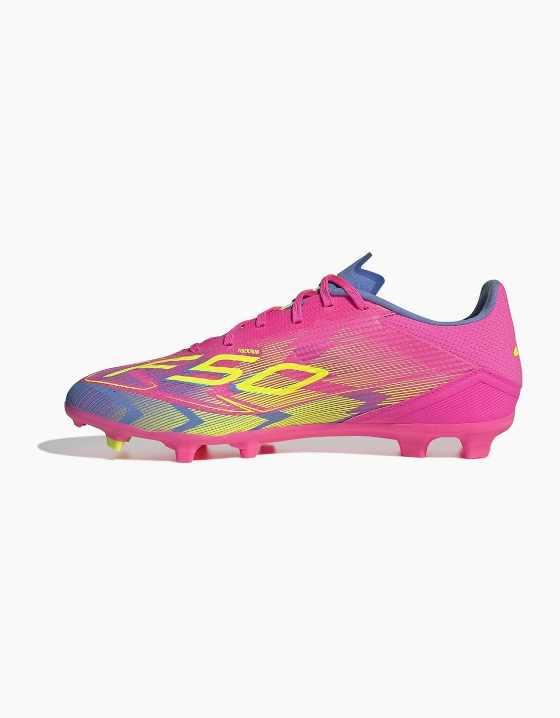 F50 League Lace-Up Stripe Patterned Boots