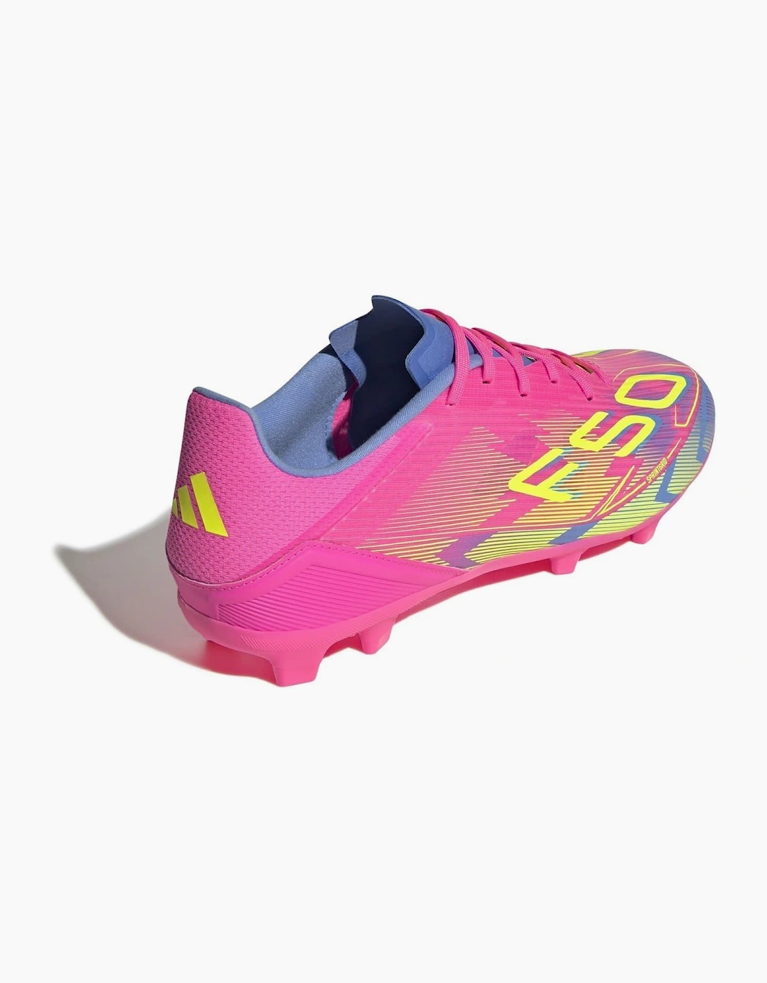 F50 League Lace-Up Stripe Patterned Boots