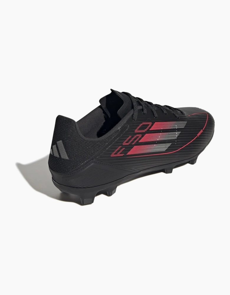 F50 League Lace-Up Stripe Patterned Boots