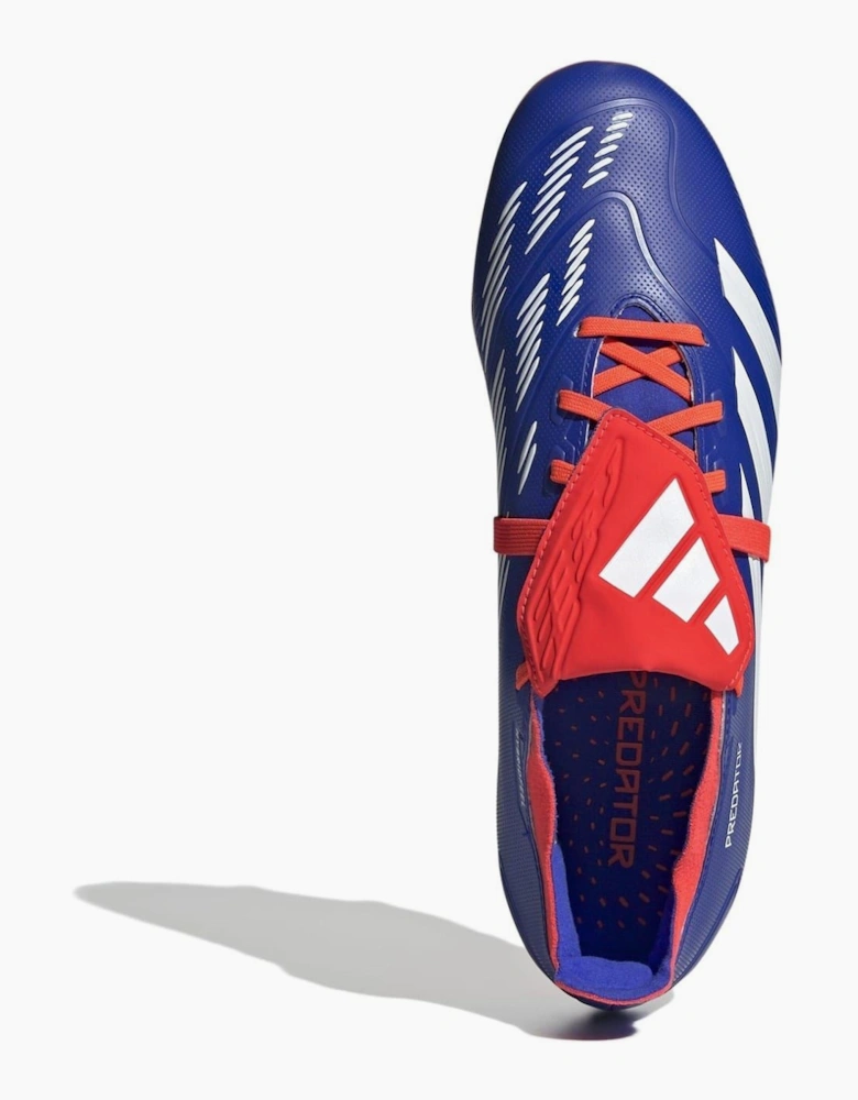 Predator League Fold Over Tongue Firm Ground Football Boots