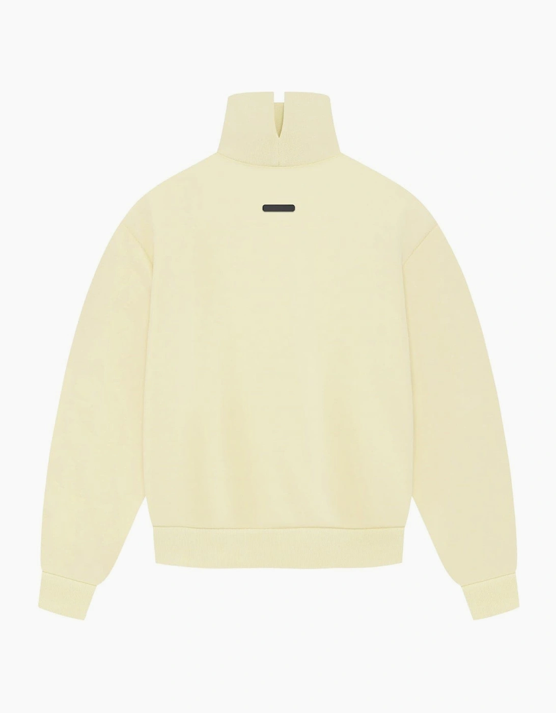 Relaxed Fit Embroidered Lettering Funnel Neck Long Sleeve Athletic Top