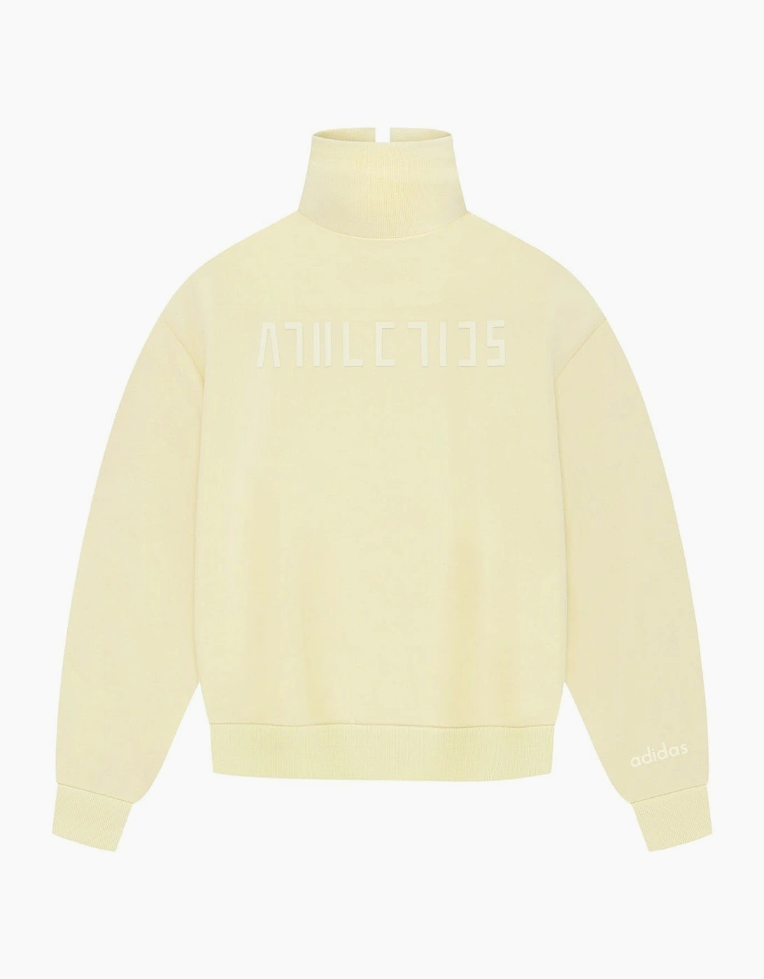 Relaxed Fit Embroidered Lettering Funnel Neck Long Sleeve Athletic Top, 7 of 6