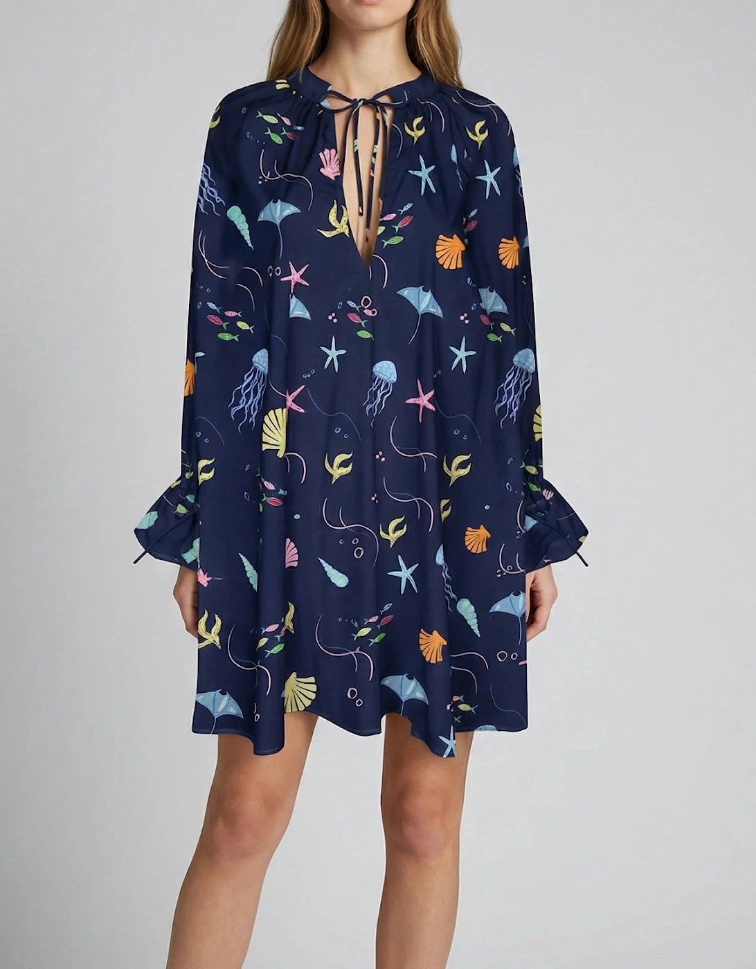 Oceanus x It's 9pm Margot Sealife Dress