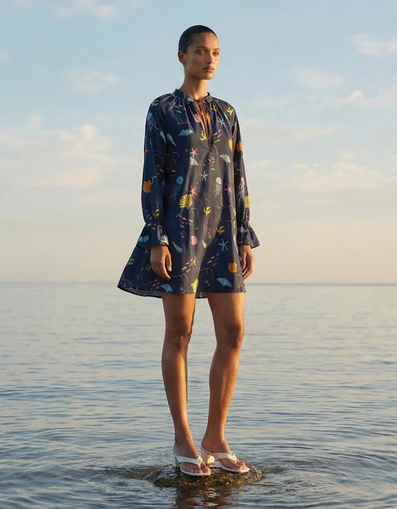 Oceanus x It's 9pm Margot Sealife Dress