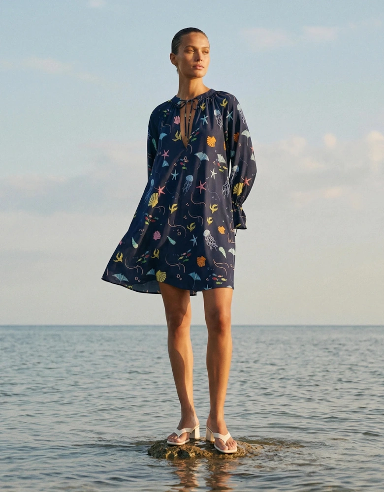 Oceanus x It's 9pm Margot Sealife Dress