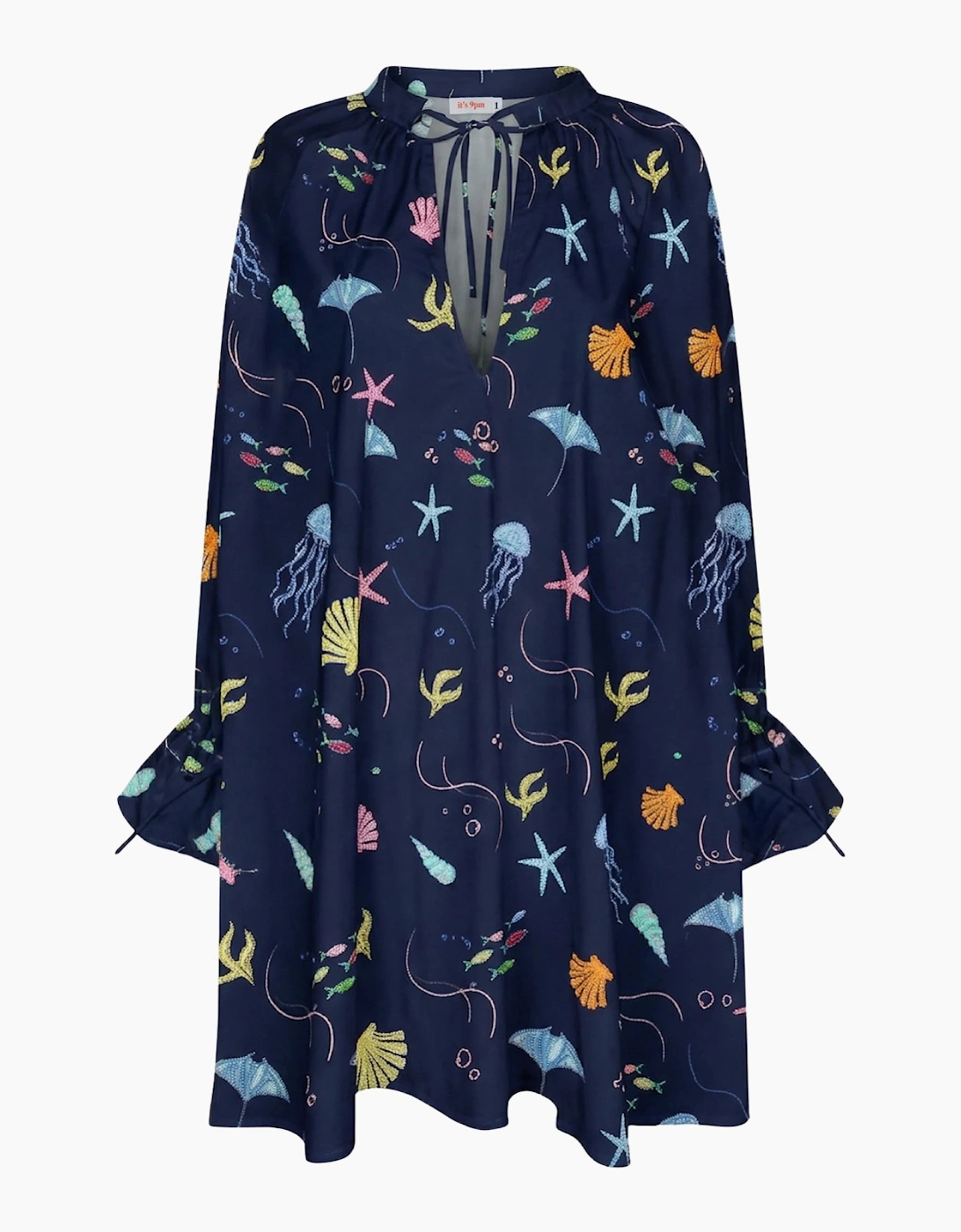 Oceanus x It's 9pm Margot Sealife Dress