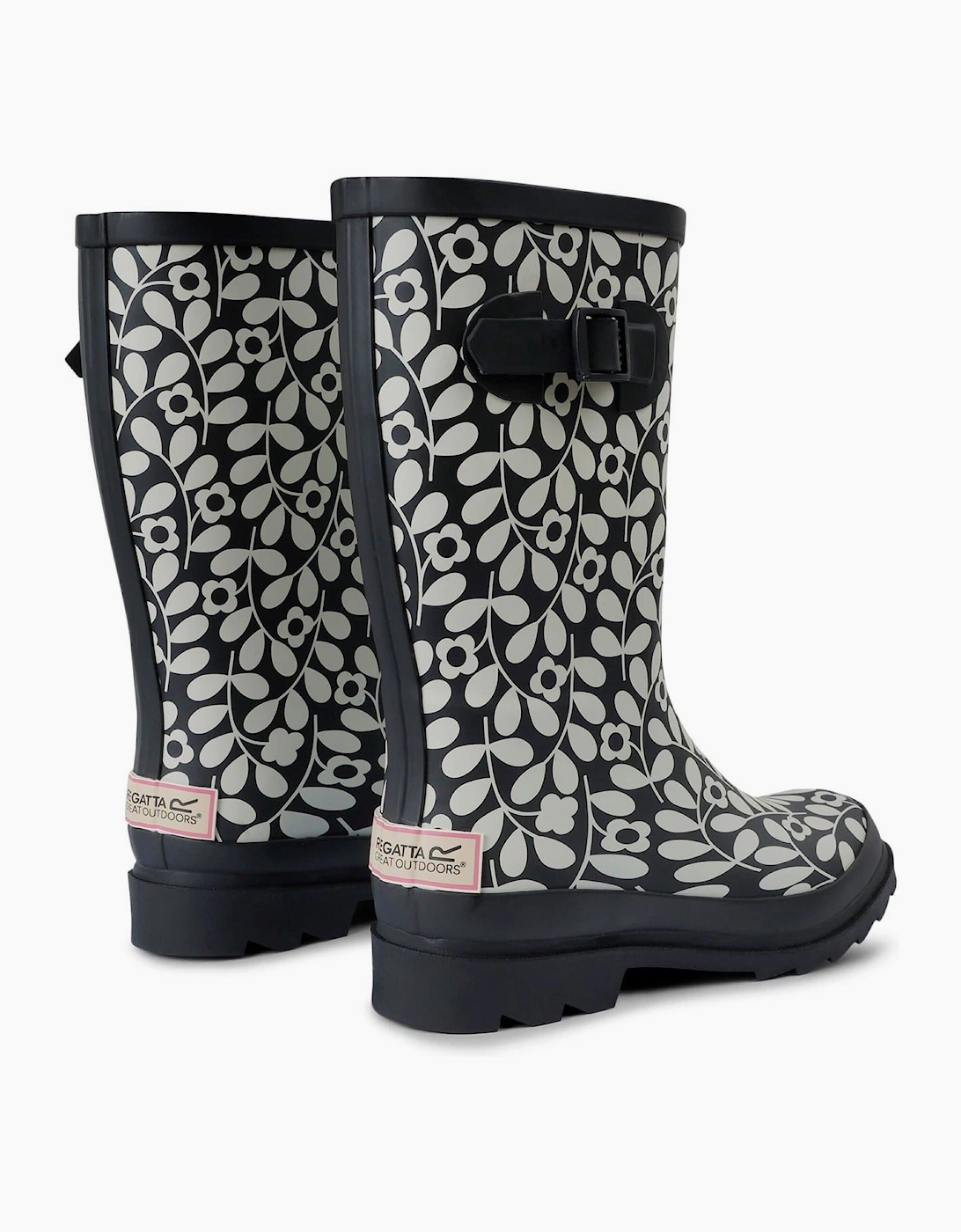 Orla Quarter Wellington Floral Rain Boots
