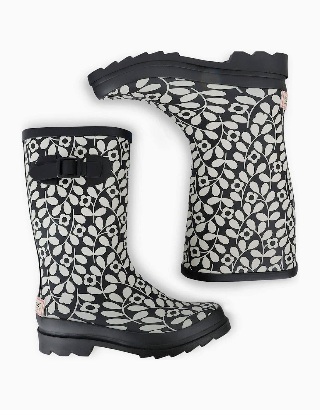 Orla Quarter Wellington Floral Rain Boots