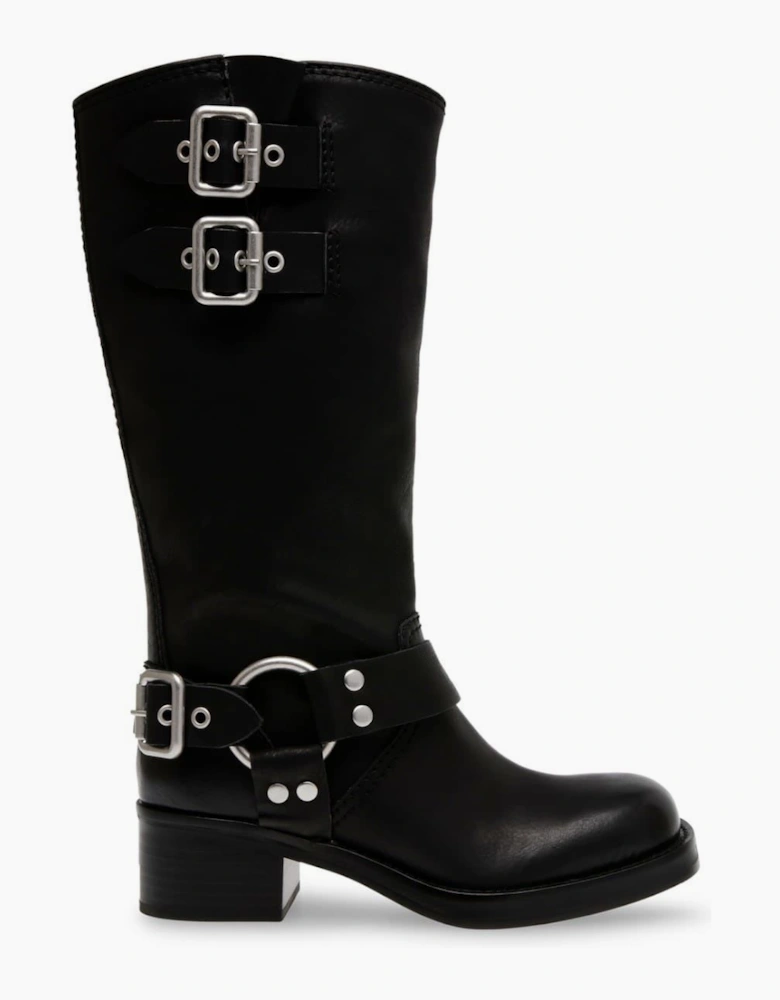 Eastern Motorcycle Boots with Block Heel